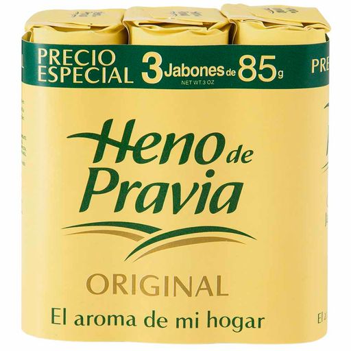 Relámpago Lijadoras esclavo Jabón de Tocador HENO DE PRAVIA Original Paquete 3Un | plazaVea -  Supermercado
