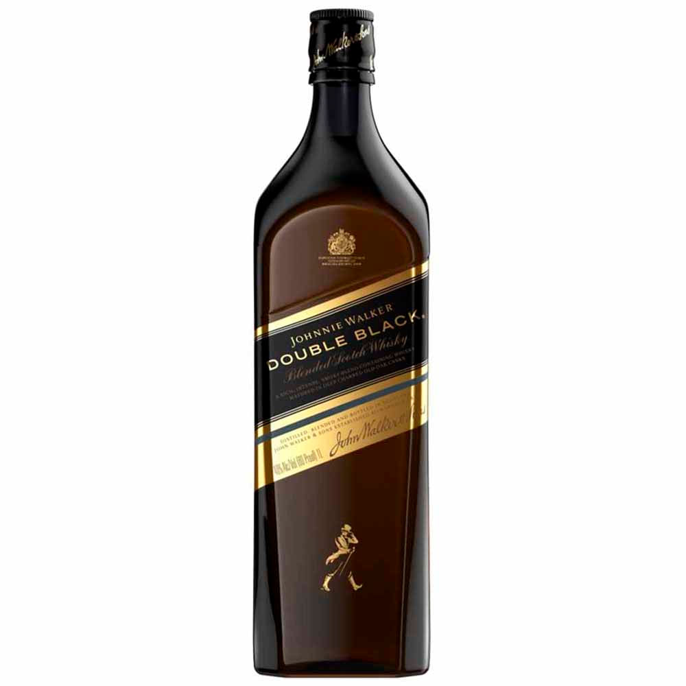 Whisky JOHNNIE WALKER Double Black Botella 1L