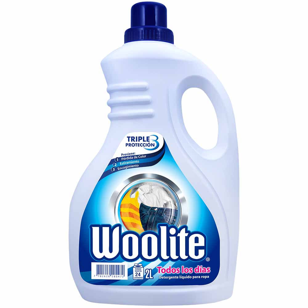 Detergente Líquido WOOLITE Original Frasco 2L plazaVea Supermercado
