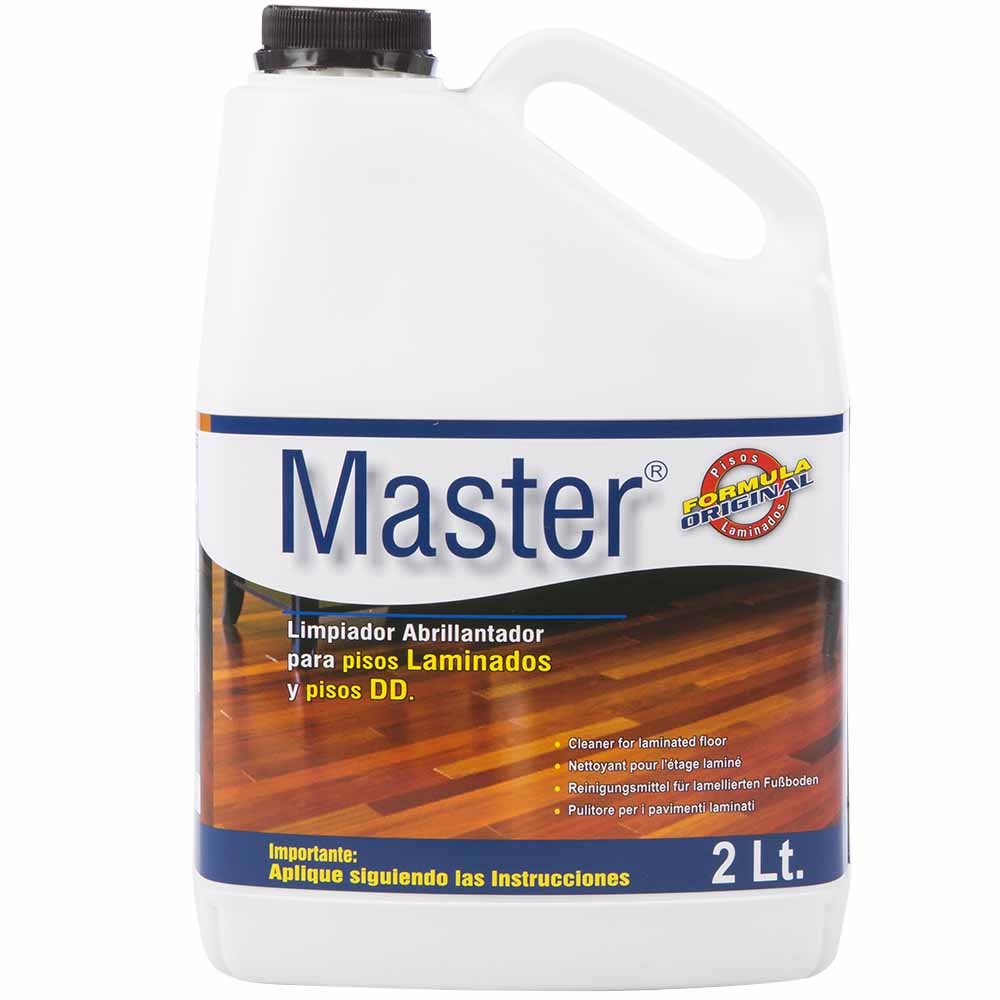 Limpiador Abrillantador Para Pisos Laminados Master Galonera 2l Plazavea Supermercado