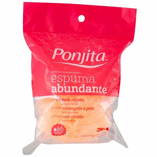 Esponja de Baño Espuma Abundante Ponjita™, 1 Unidad