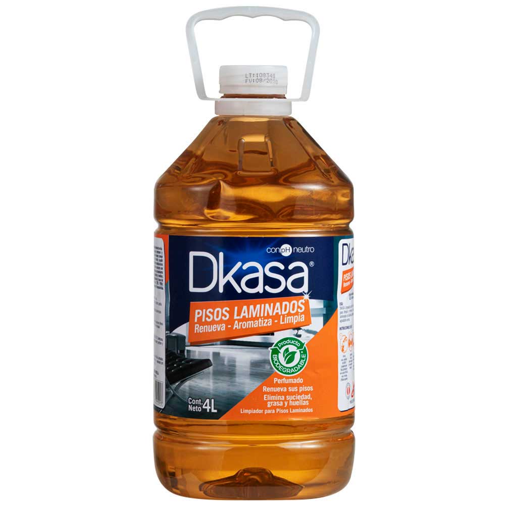 Limpiador De Piso Laminado Dksa Botella 4l Plazavea Supermercado