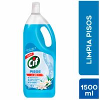 Limpiador de Pisos Líquido CIF Aroma Flor de Loto y Eucalipto Botella 1.5L
