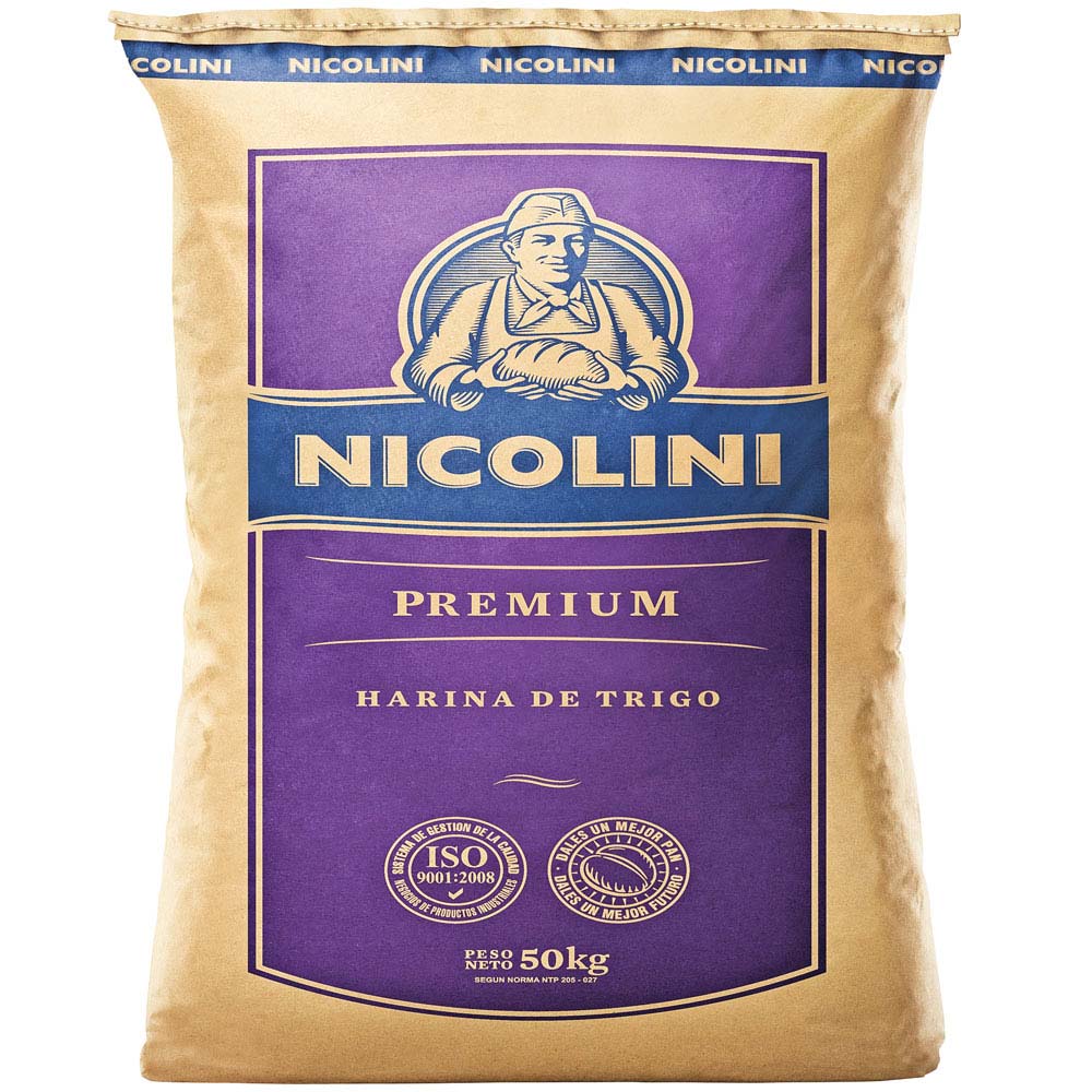 Harina Premium NICOLINI Saco 50Kg | plazaVea - Supermercado