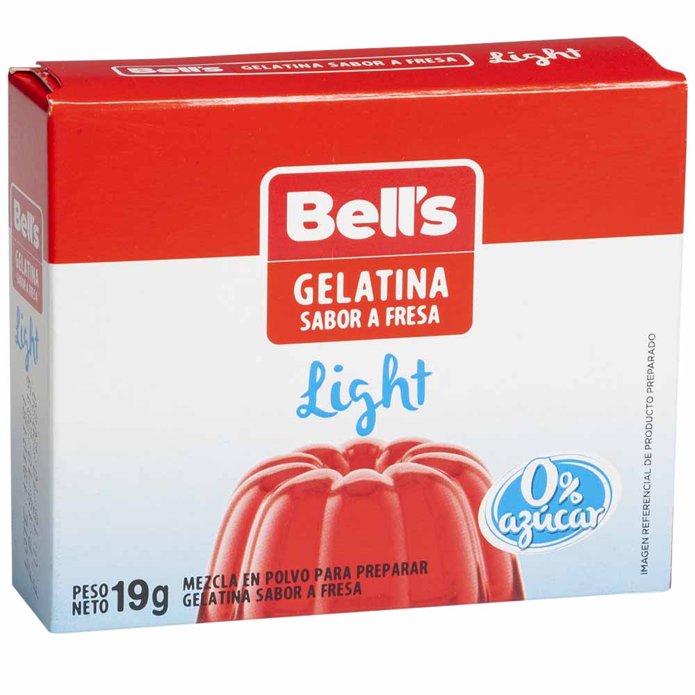 Gelatina sabor fresa sin azúcar Royal pack 4 x 90 g