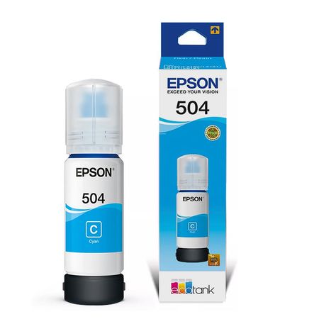Tinta Epson T504 Color Cyan | plazaVea - Supermercado