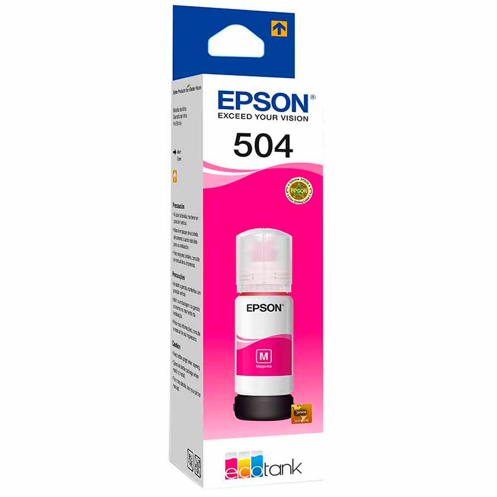 Tinta en Botella EPSON 504 Magenta