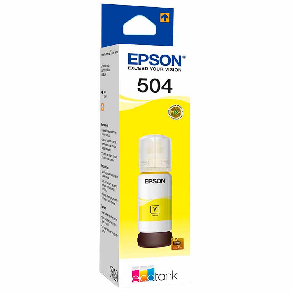 Tinta en Botella EPSON 504 Amarillo
