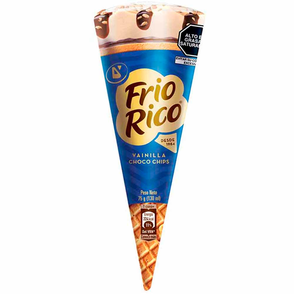 Helado D'ONOFRIO Frio Rico de Vainilla Cono 130ml
