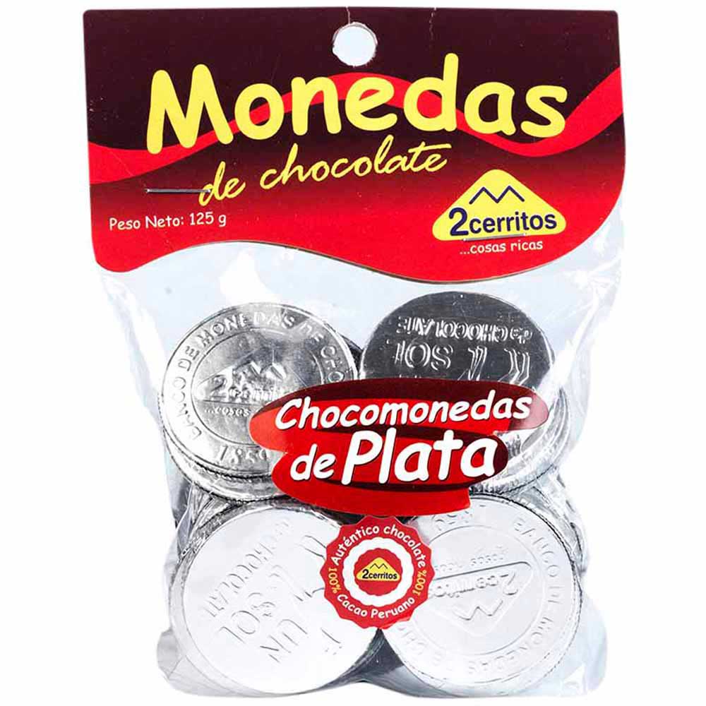 Chocolate 2 Cerritos Choco Monedas De Plata Bitter Bolsa 125g Plazavea Supermercado