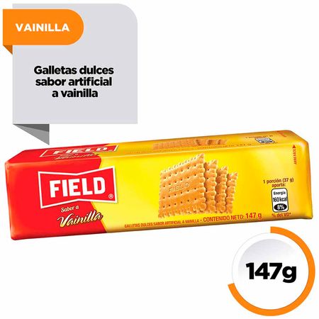 Galleta Vainilla Field Familiar Paquete 147g Plazavea Supermercado