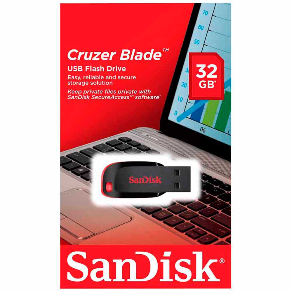 Memoria SANDISK Cruzer Blade 32Gb Blíster 1un