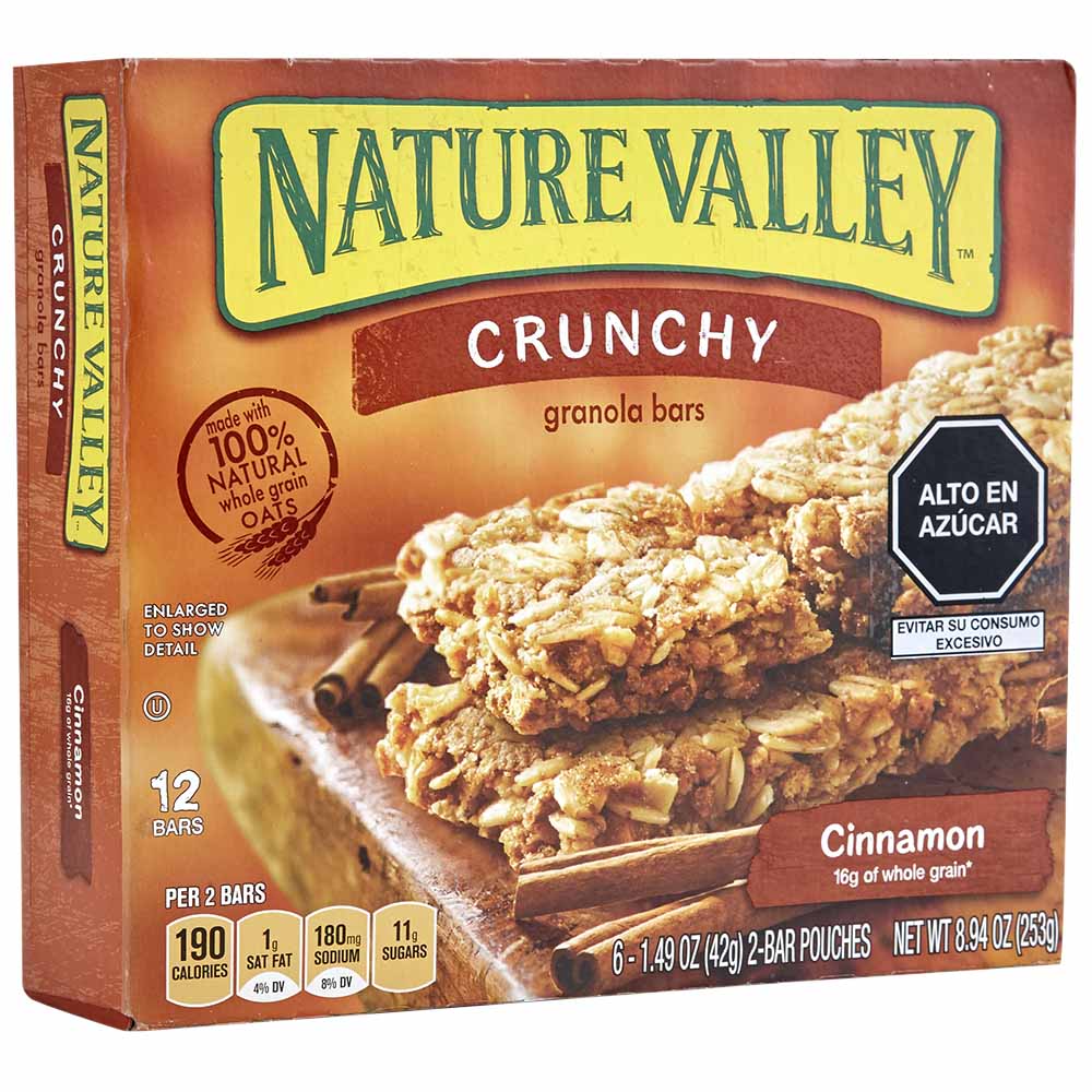 Cereal NATURE VALLEY Granola de canela Caja 252Gr plazaVea Supermercado