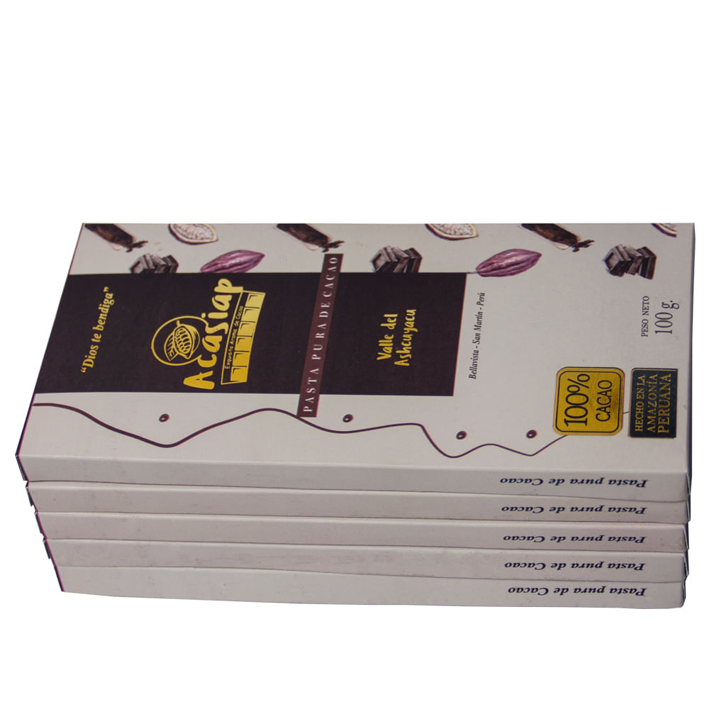 Pasta Pura de Cacao ACASIAP Tableta 100gr