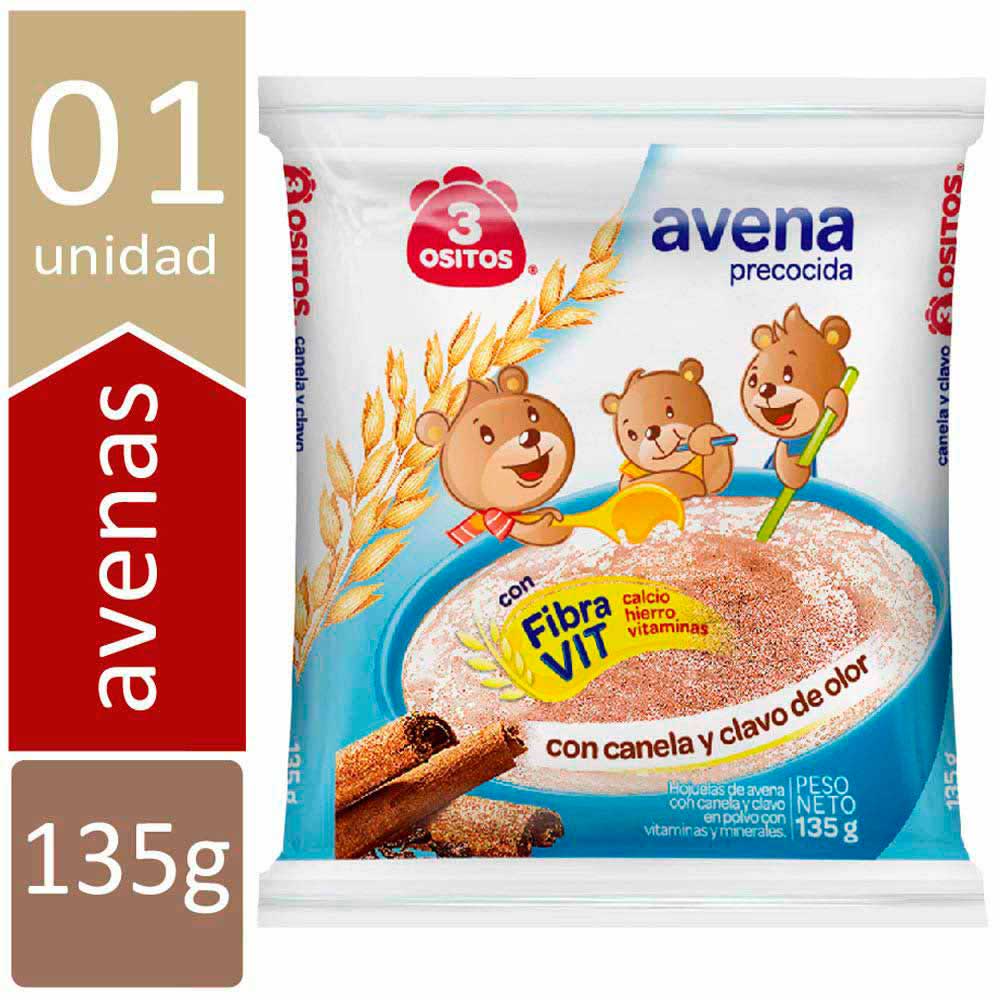 Avena TRES OSITOS con Canela y