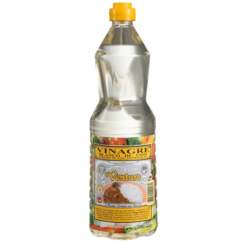 Vinagre Blanco VENTURO Botella 1000ml
