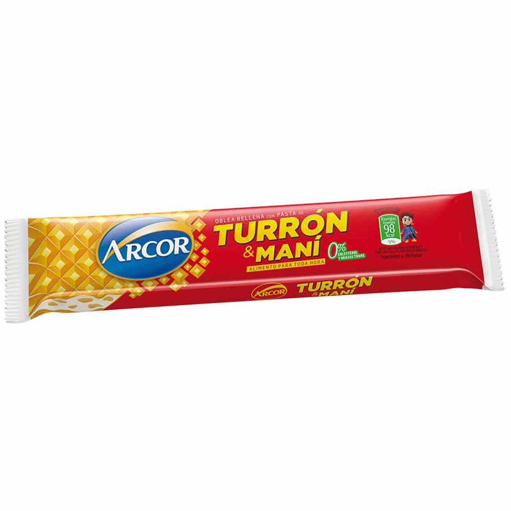 Turrón con Maní ARCOR Paquete 25g