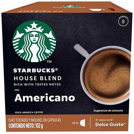 Café en Cápsulas STARBUCKS Americano House Blend Caja 12un | plazaVea -  Supermercado