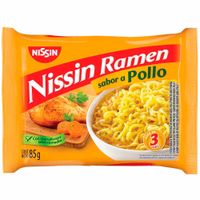 Sopa Ramen NISSIN Sabor a Pollo Bolsa 85g