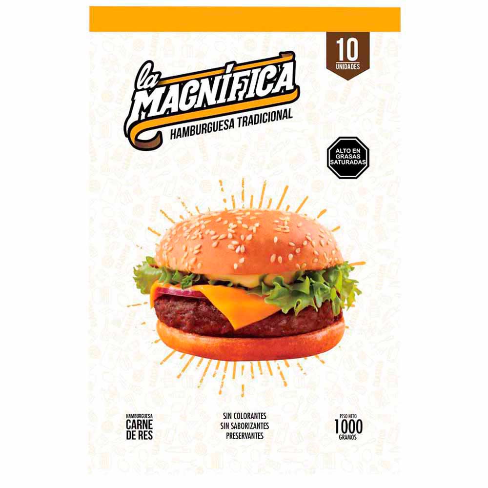 Hamburguesa La Magnifica Bolsa 10un
