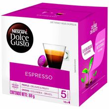Café NESCAFÉ DOLCE GUSTO Espresso Caja 16un | plazaVea - Supermercado