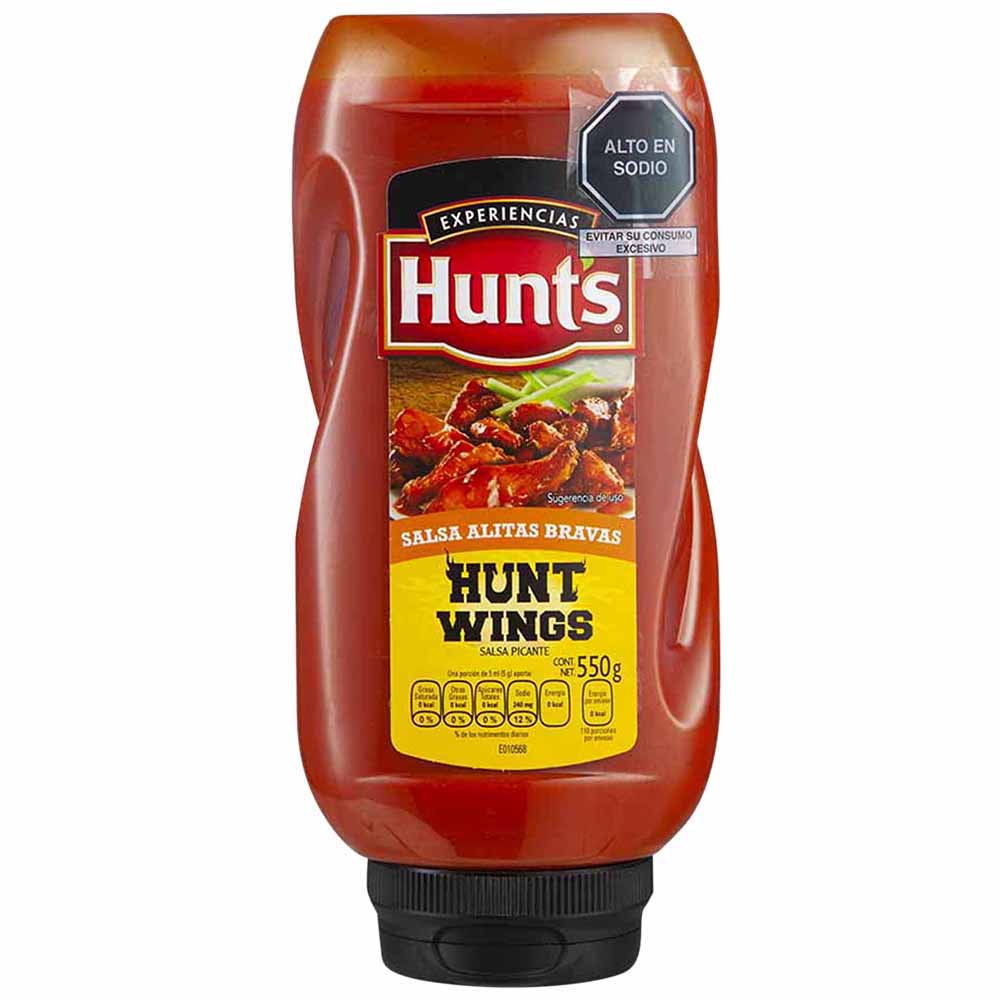 Salsa Alitas Bravas HUNT'S Wings Frasco 550g