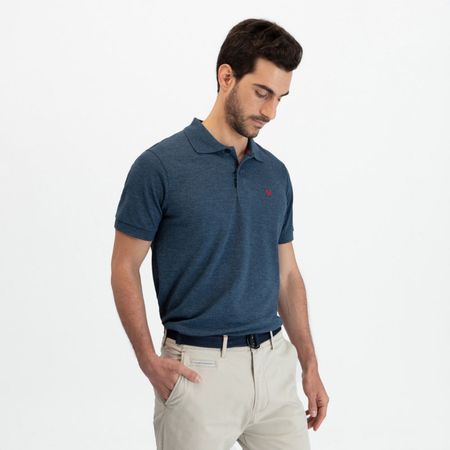 Polo Hombre Con Cuello Azul1 Talla L| plazaVea - Supermercado