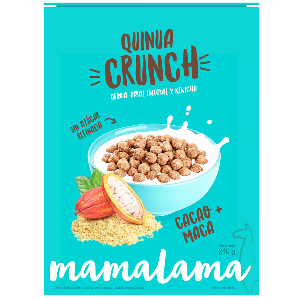 Cereal de Quinua MAMALAMA Cacao Caja 240g