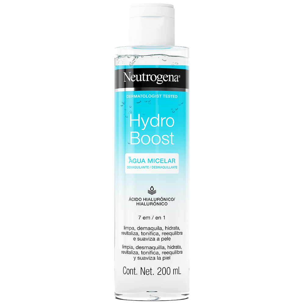 Desmaquillante NEUTROGENA Agua Micelar Hydroboost Frasco 200ml | plazaVea - Supermercado precio agua micelar neutrogena
