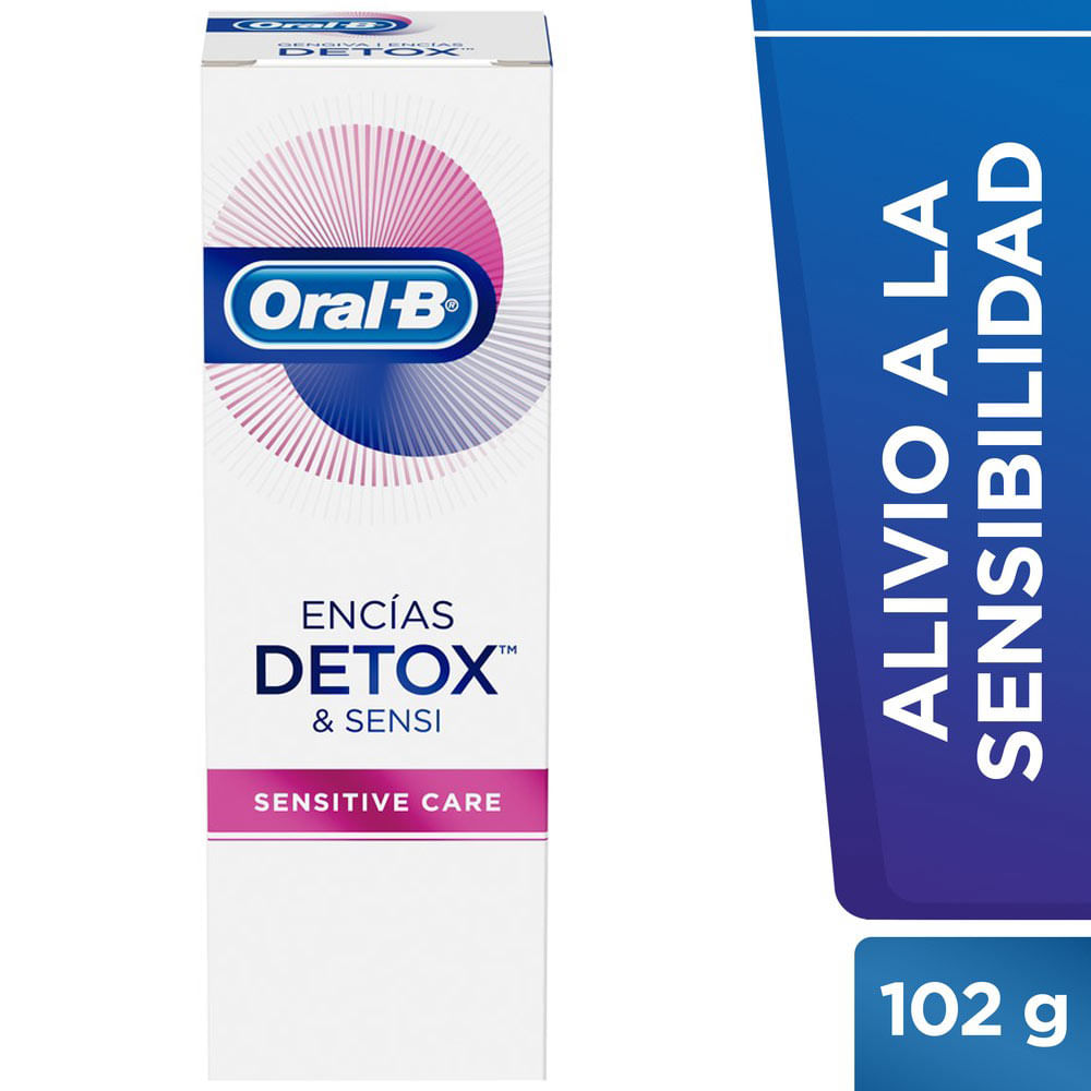 Pasta Dental ORAL B Detox Sensitive Tubo 75ml | PlazaVea - Supermercado