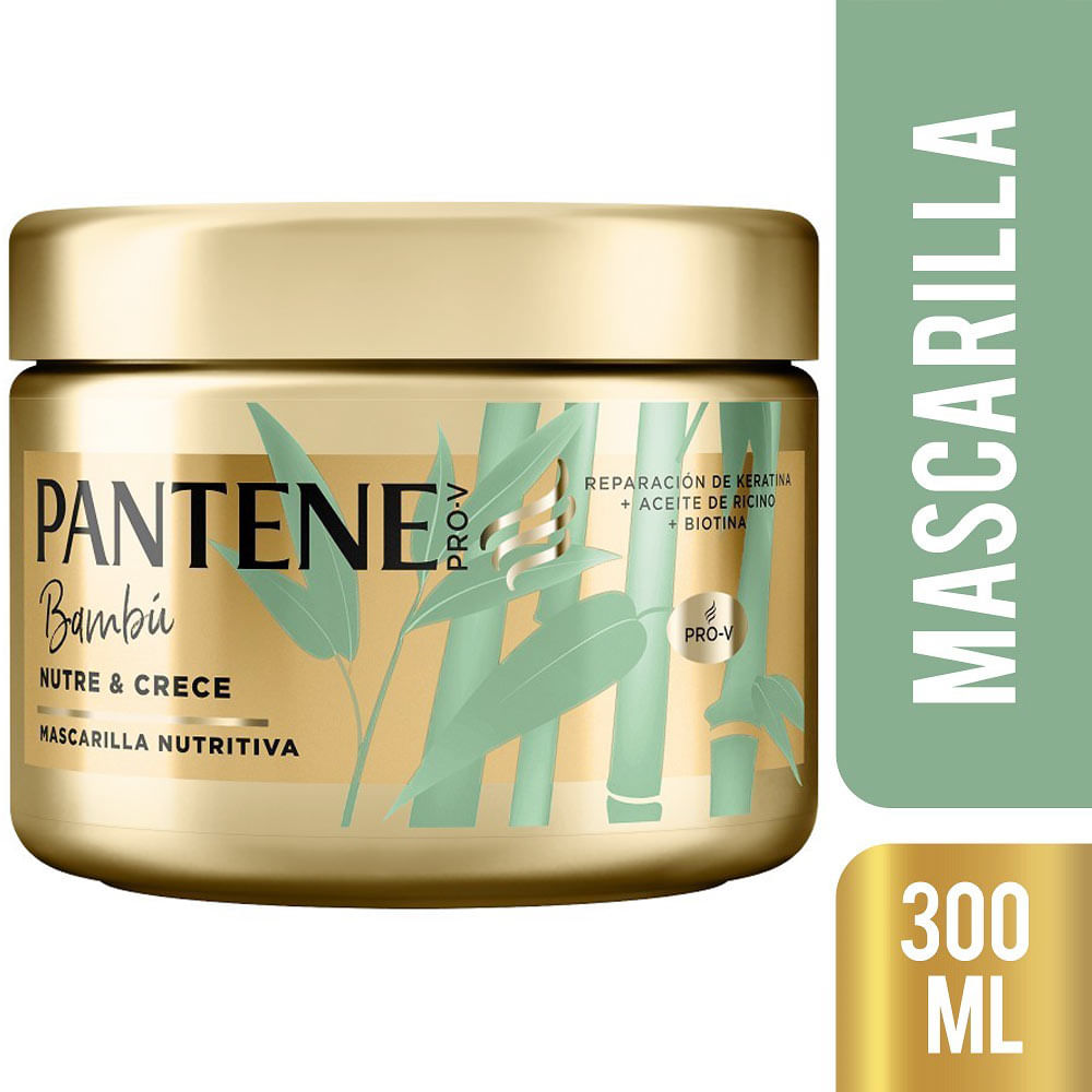 Crema de Mascarilla Nutritiva PANTENE PROV Bambú Pote