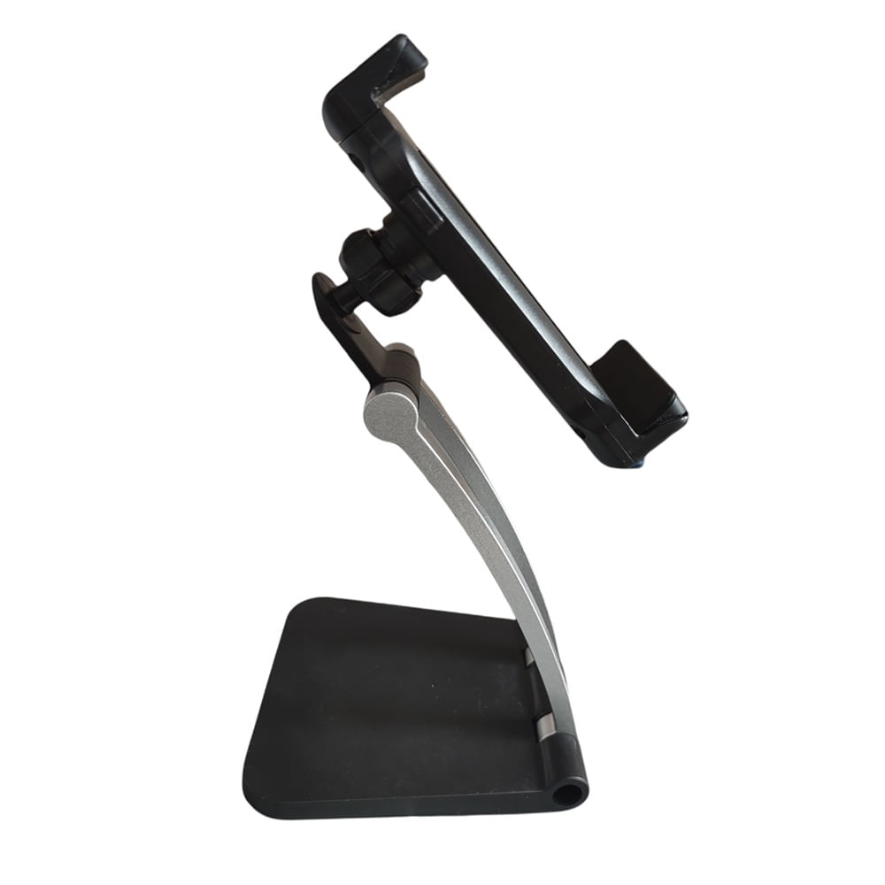 Porta Celular Soporte de Mesa Holder Celular Tablet Ajustable Negro Q8