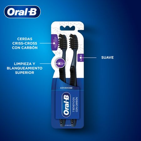 Cepillo Dental ORAL-B Advanced 7 Beneficios Paquete 2un | PlazaVea ...