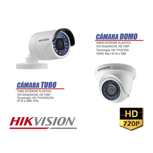Kit 4 Cámaras de Seguridad Full HD 1080p P2P Vigilancia + Kit de  Herramientas