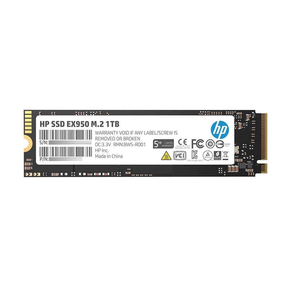 Disco Sólido HP 5MS23AA#ABL EX950 M.2 1TB PCIe 3.1 x4 NVMe 3D TLC NAND