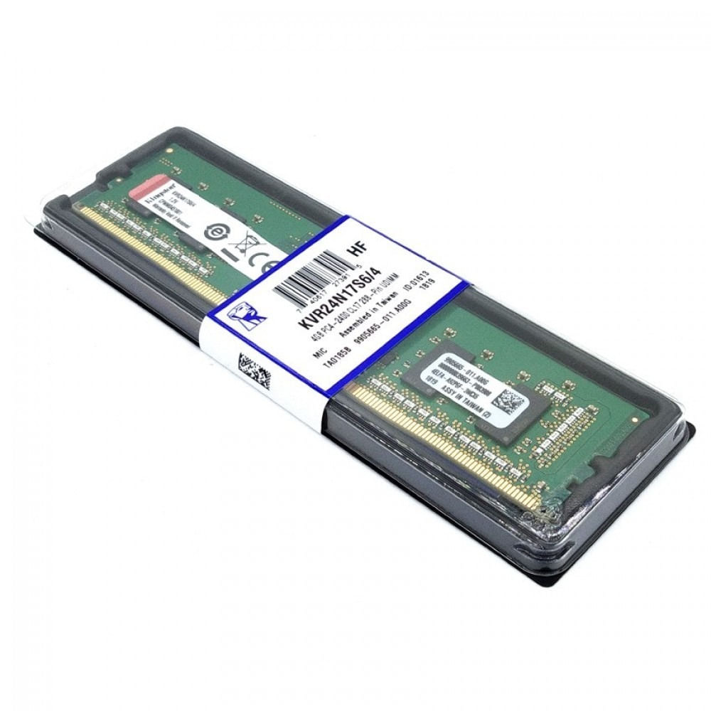Memoria RAM Kingston KVR24N17S6/4 DDR4, 2400MHz, 4GB, Non-ECC, CL17