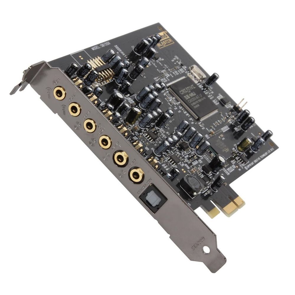 Tarjeta de Sonido Creative Sound Blaster Audigy Rx 7.1 PCIe SB1550 ...