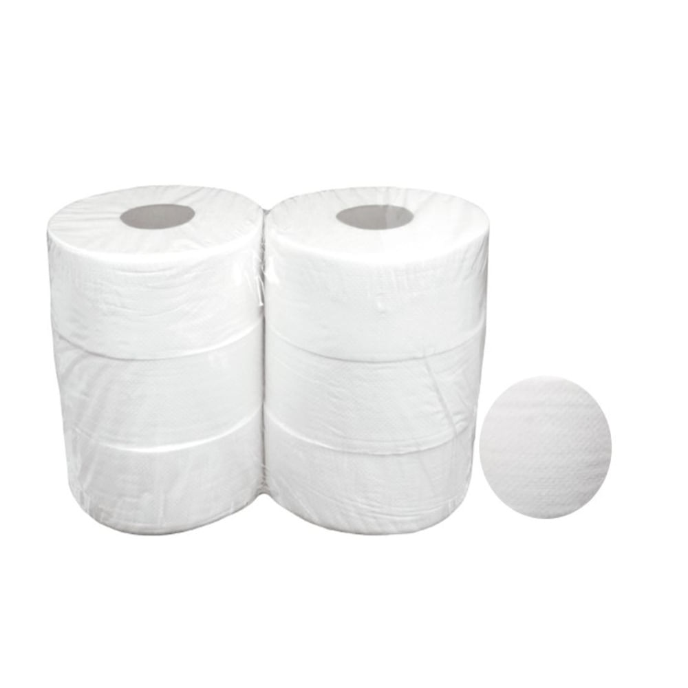 Papel Higiénico Jumbo Gofrado 180 Mts Pack X 6 unidades