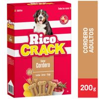 Alimento para Perro RICOCRACK Galletas Adulto Sabor Cordero Caja 200g