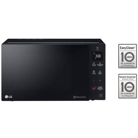 Horno Microondas LG 25L MS2536GIS Negro | plazaVea - Supermercado