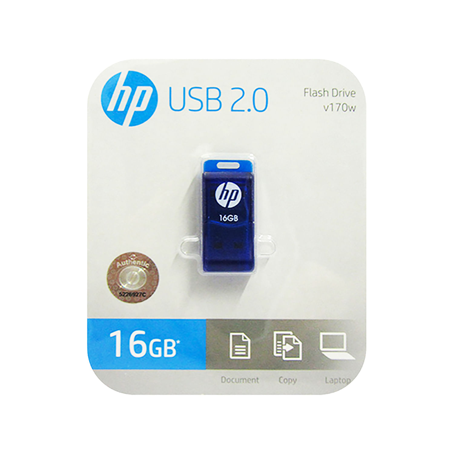 Memoria USB HP Flash Drive V150w 16GB Azul