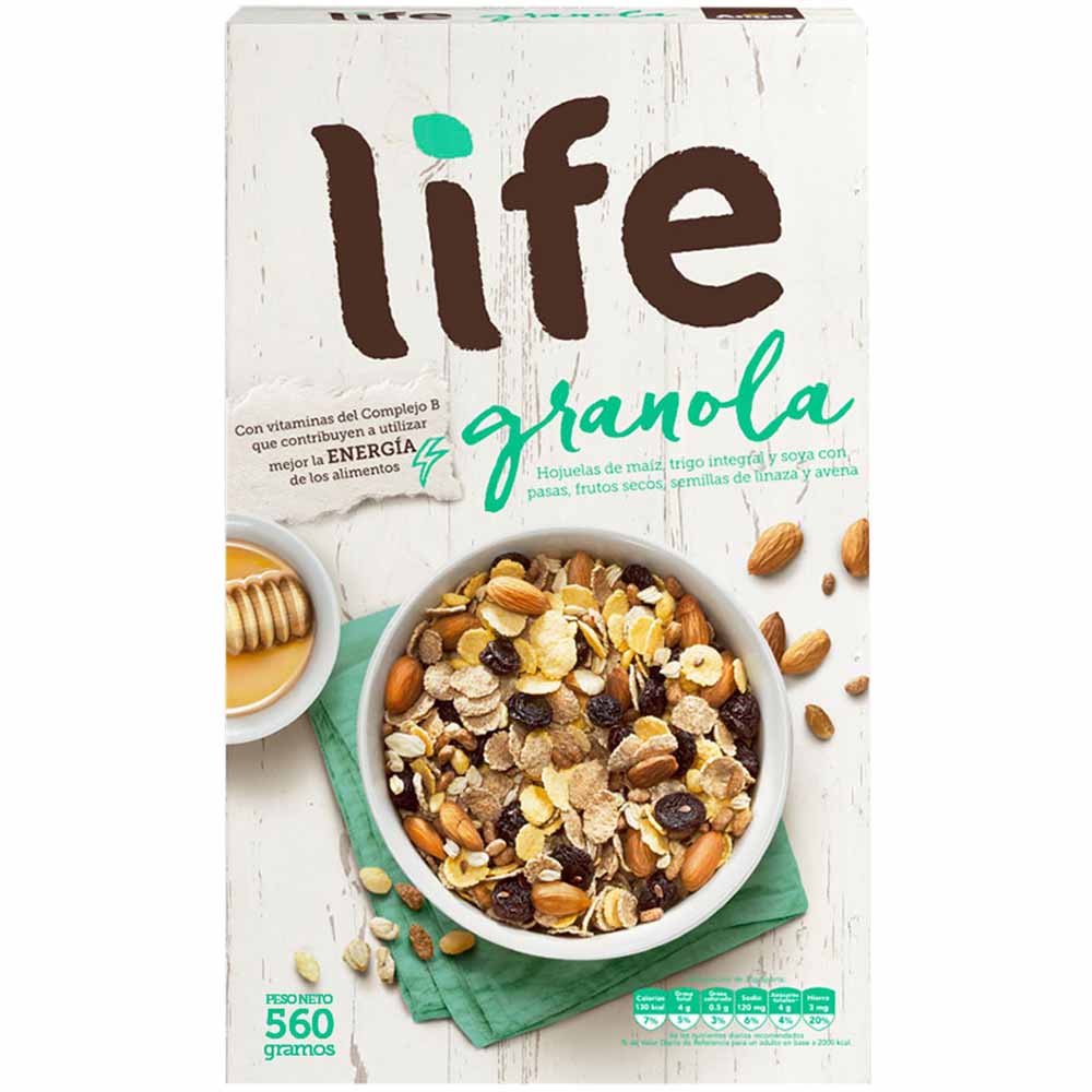 Cereal ÁNGEL Life Granola Bolsa 560g plazaVea Supermercado