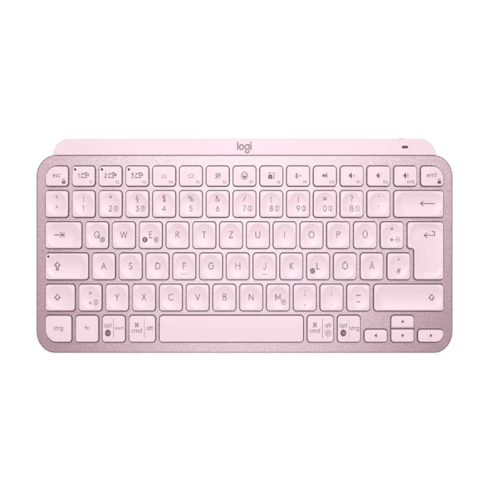 Teclado Logitech Mx Keys Mini Multi-Device Bt Iluminado Rose Sp
