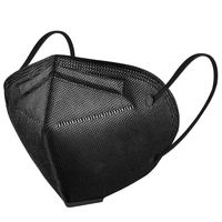 Mascarilla KN95 Color Negro x 10 Unidades