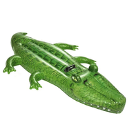 Flotador Cocodrilo Montable Inflable