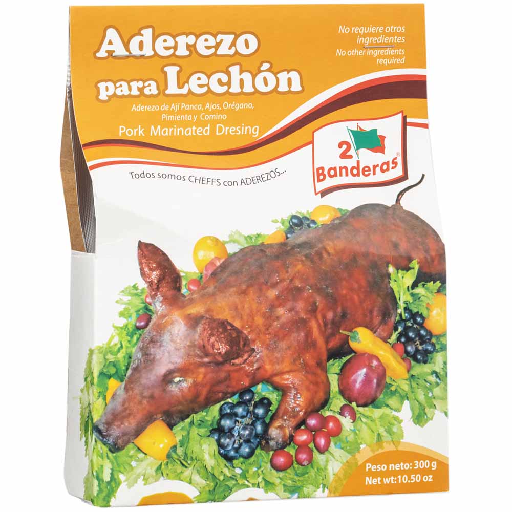 Aderezo para Lechón 2 BANDERAS Empaque 300g