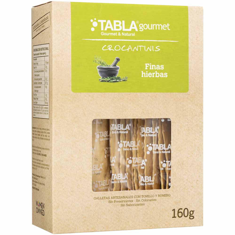 Crocantinis Finas Hierbas TABLA GOURMET Caja 160g