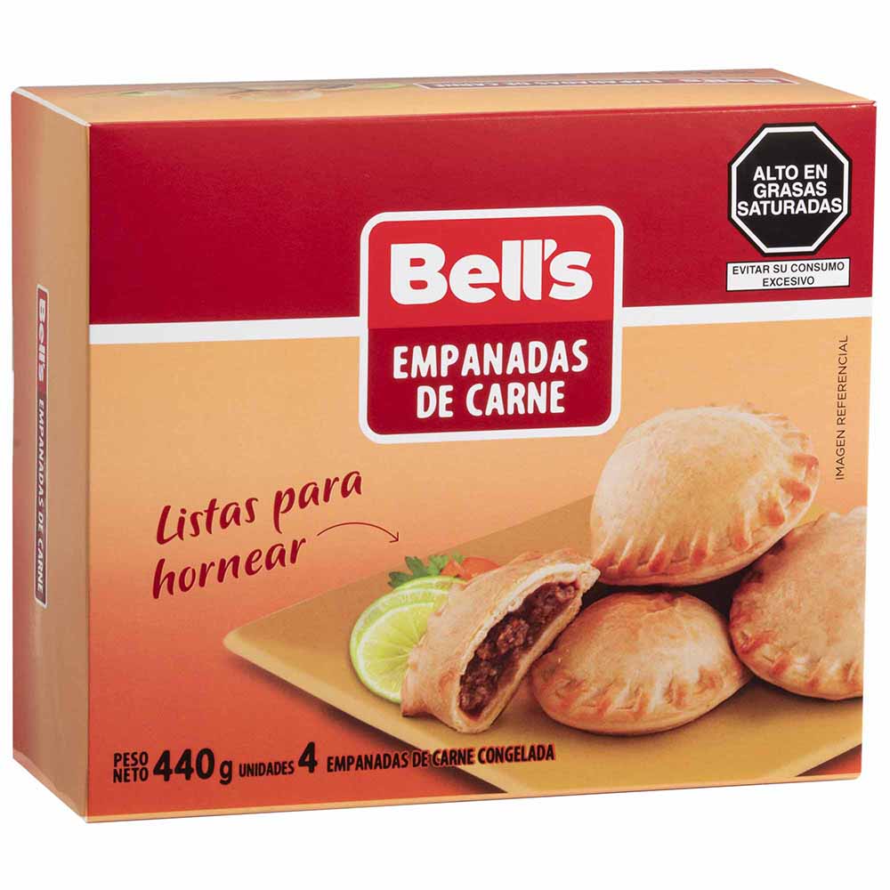 Empanda BELL'S Carne Caja 4un