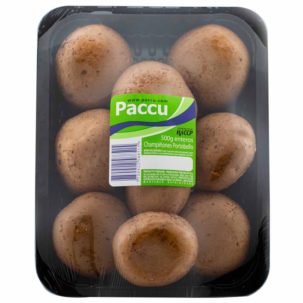 Champiñón Portobello PACCU Bandeja 500g