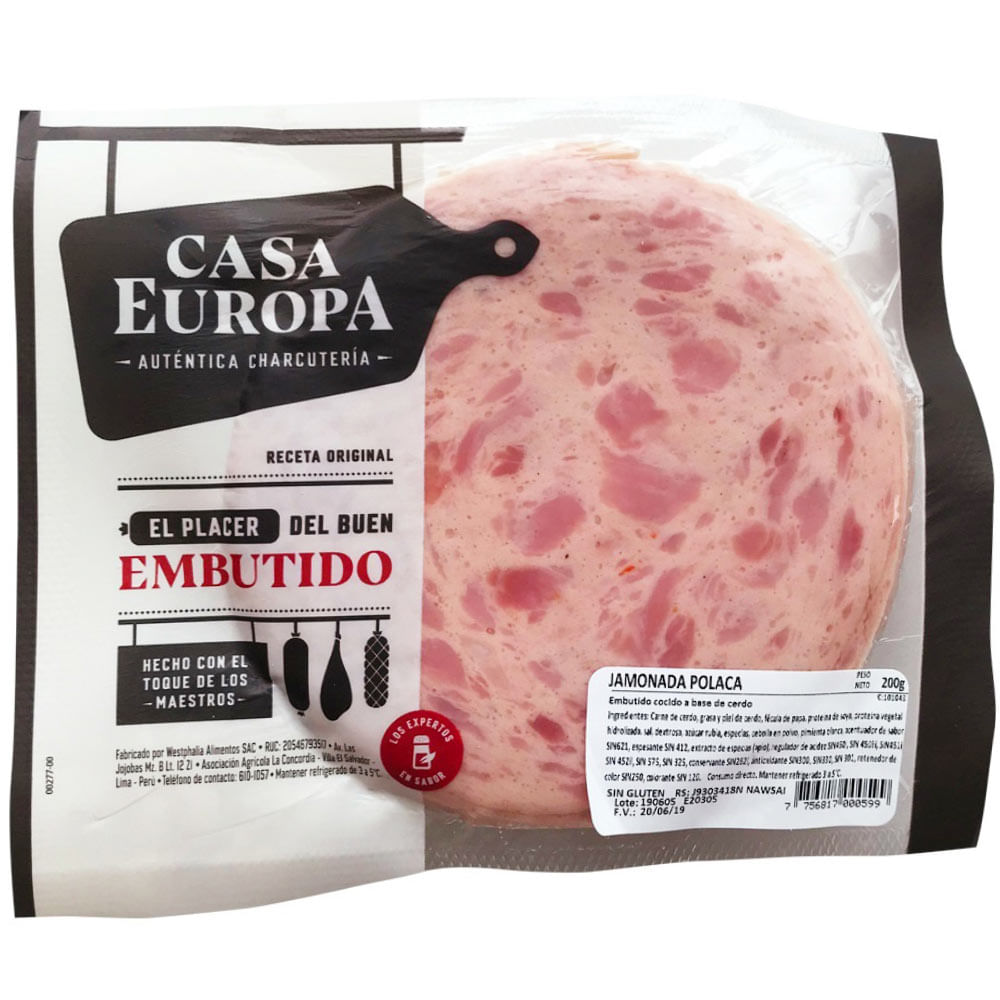 Jamonada Polaca CASA EUROPA Paquete 200g